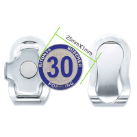 Manufacturer bronze metal golf ball marker cap clips