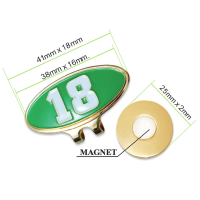 manufacturer custom soft enamel golf club gift ball marker hat clip
