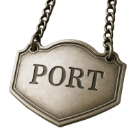 Custom Logo Metal Decanter Tags for Distilleries and Wineries