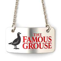 custom brass soft enamel wine neck decanter tags