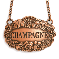 Manufacturer Customized Antique Pewter Wine Label Tag