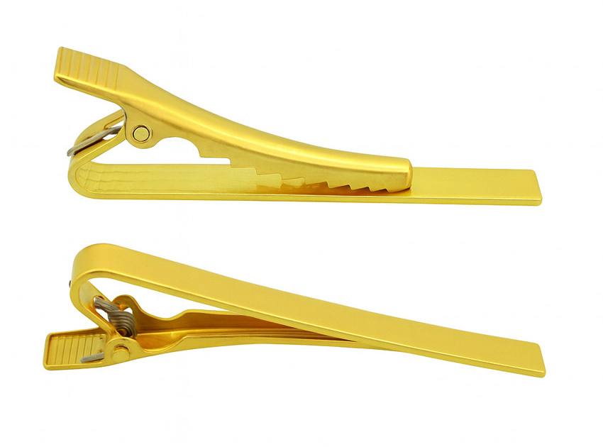 Wholesale Brass Flat Tie Bar Clip #107
