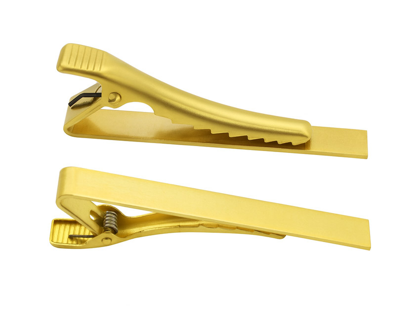 Brass Flat Metal Tie Clasp Wholesale #108