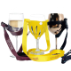 manufacturer custom logo printed wine glass holder lanyards