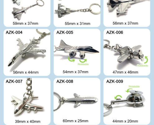 silver plated airplane keychains wholesale