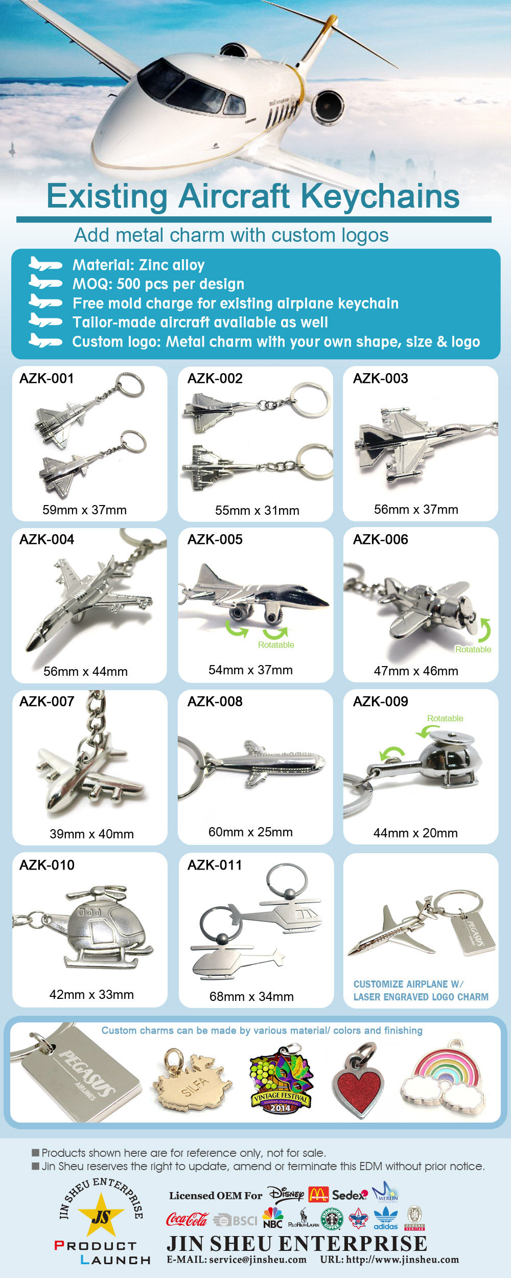 silver plated airplane keychains wholesale
