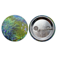custom full color printed tin button pin