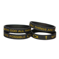 silicone christian wristbands supplier