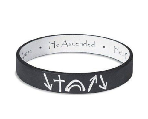 custom logo silicone religious bracelets
