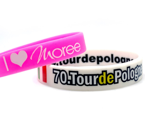 promotional custom logo printed silicone bands