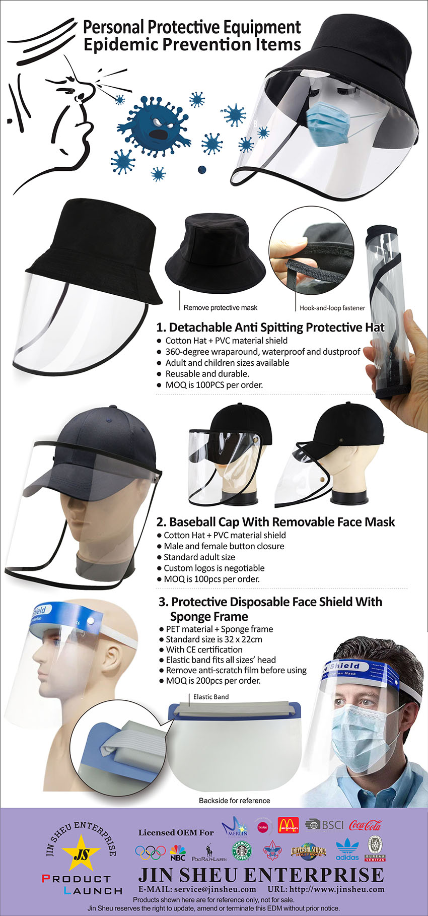 Full Face Cover Protective Hat