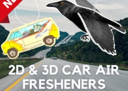 wholesale promotional custom logo 2D & 3D car air fresheners