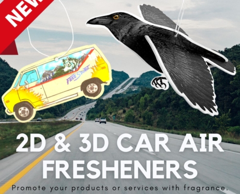 wholesale promotional custom logo 2D & 3D car air fresheners