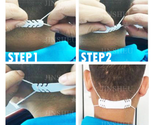 how to use silicone mask extension hook belt