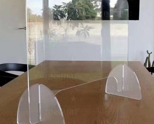 custom acrylic office table dividers