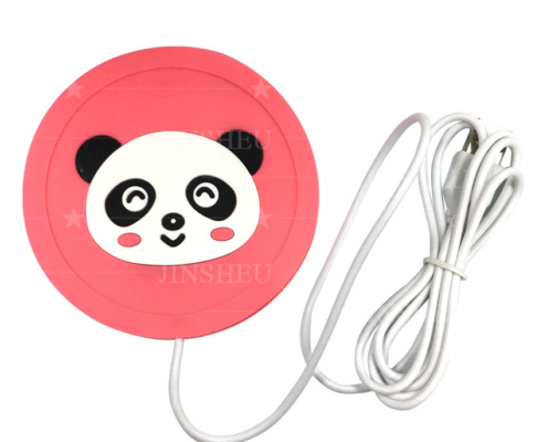 panda rubber made cup warmer coasters