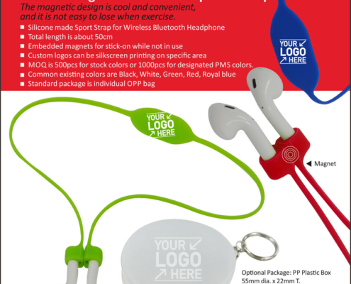 silicone wireless earbud strap