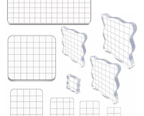 Clear Acrylic Blocks for Silicon Stamps
