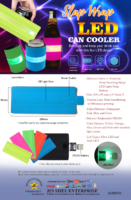 LED Neoprene Beer Can Koozie