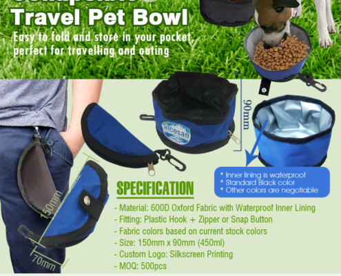 Wholesale Collapsible Travel Food Dish for Pet