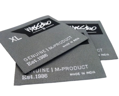 custom made branded appreal woven labels