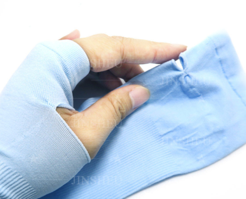 Custom ice silk arm sleeves with thumb hole