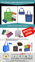 foldable non woven tote bags