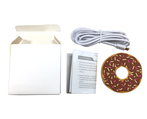 wholesale customized donuts wireless charging pads