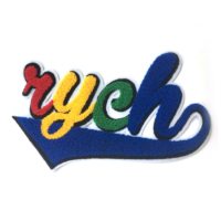 custom colorful chenille letter patches