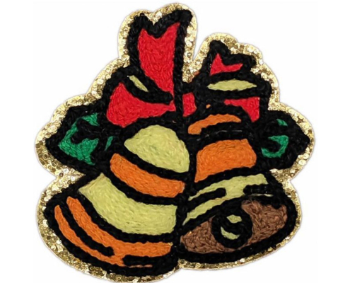 wholesale christmas bell iron on patch