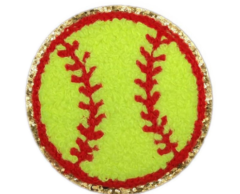 custom baseball chenille patch