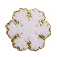 wholesale chenille iron on patches for garment