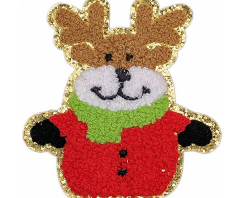 wholesale Xmas chenille iron on patch