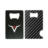 personalized carbon fiber card openers