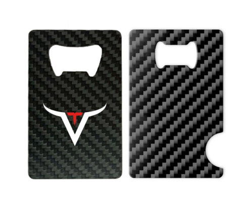 personalized carbon fiber card openers