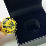 custom gold plated baseball championship souvenir ring