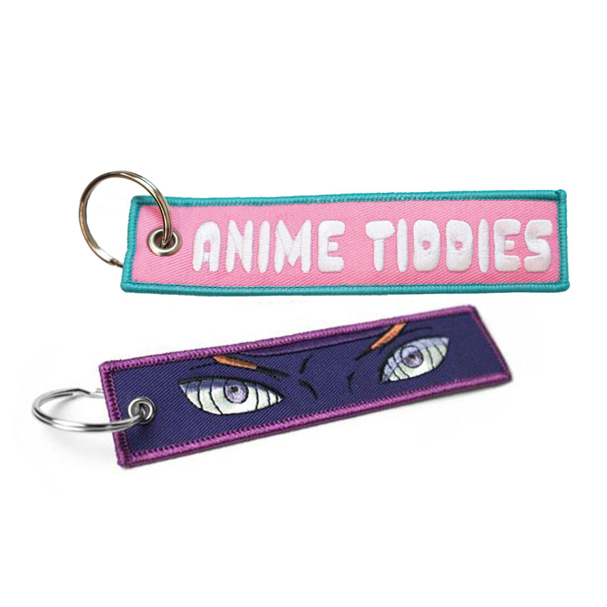 custom embroidery anime key tags