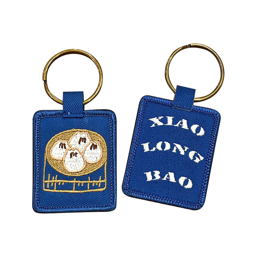 personalized embroidered woven keychains