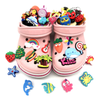custom rubber shoe charm decoration manufacturer