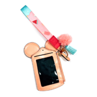 custom short lanyard strap for card holder