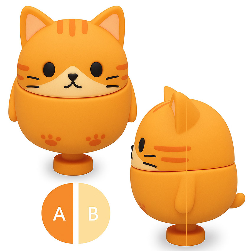 Custom 3D Surface-Bonded PVC Figures Manufacturer