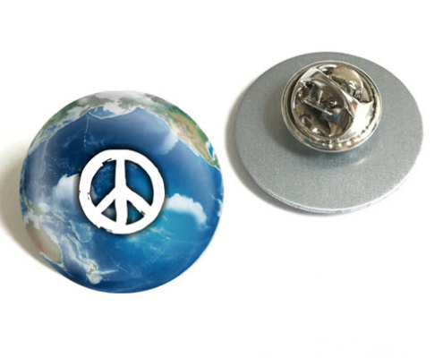 peace sign peace pin