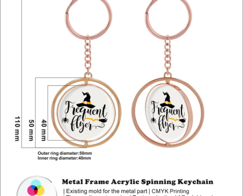 Round acrylic keychains wholesale