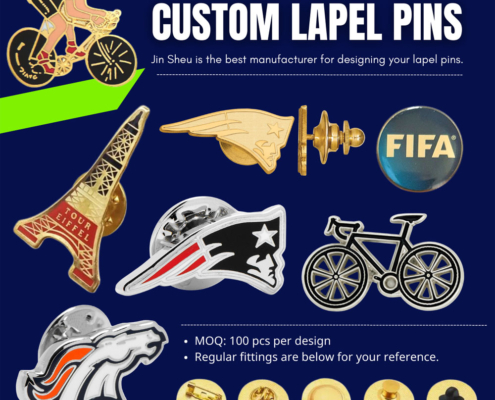 custom sports lapel pins