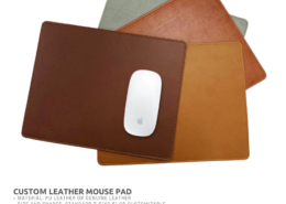 leather desk mouse pad