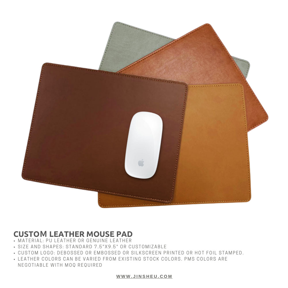 leather desk mouse pad