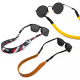 custom logo neoprene, leather, floating sunglasses straps holder manufacturer and supplier