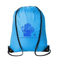 custom logo fabric polyester boy scout drawstring bagpack