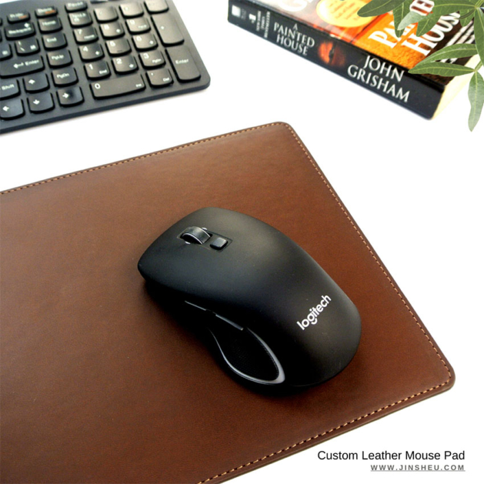 The leather mouse pad is an ideal gift for employee recognition or as part of any corporate promotional campaign.