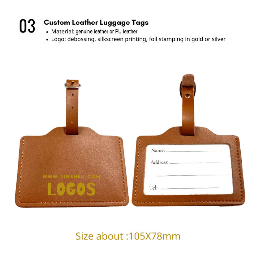 Leather Luggage Tags bulk